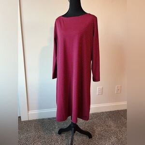 Vineyard Vines Sankaty Striped Boatneck Dress Size Large